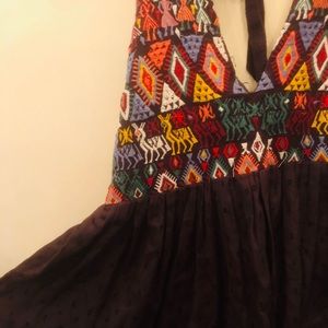 Free People Aztec Halter Top